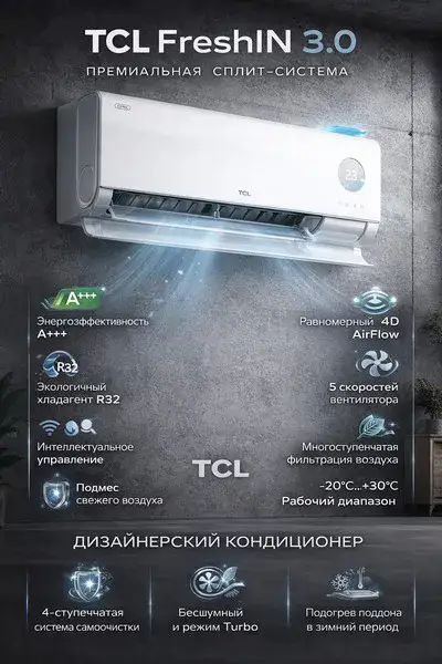 Кондиционер TCL Fresh In 3.0
